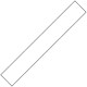 Full Width Mudflap - 2370mm Long - Plain White